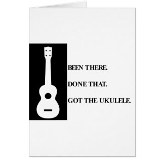 Cartão Estado lá, feito isso. Obteve o ukulele.