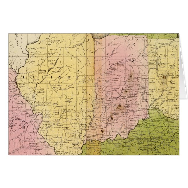 Cartão Estados ocidentais (Frente Horizontal)