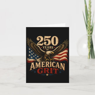 Cartão Estados Unidos 250 anos quarto de julho patriótico