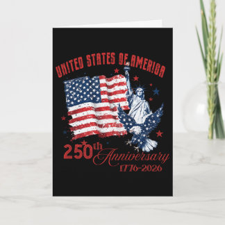 Cartão Estados Unidos da América 250º Aniversário 1776-20