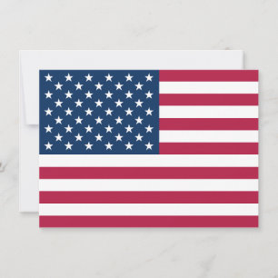 Cartão Estados Unidos da América bandeira EUA patriota