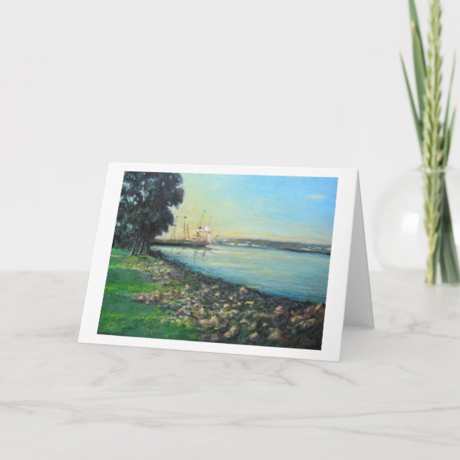 Cartão Estaleiro em Alexandria (Frente)