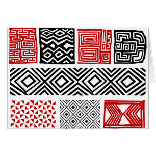 Cartão Estampa indígena nº 02