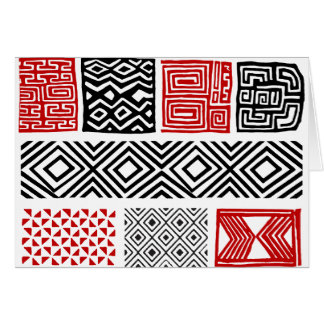 Cartão Estampa indígena nº 02