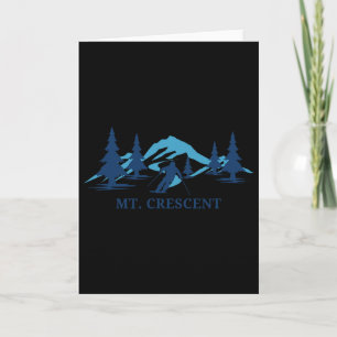 Cartão Estância de esqui Mt. Crescent Iowa Esqui Esquiado