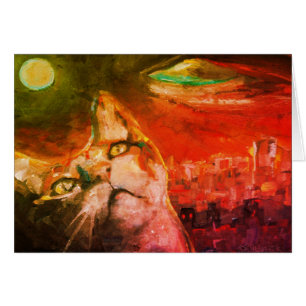 Cartão Estão aqui!