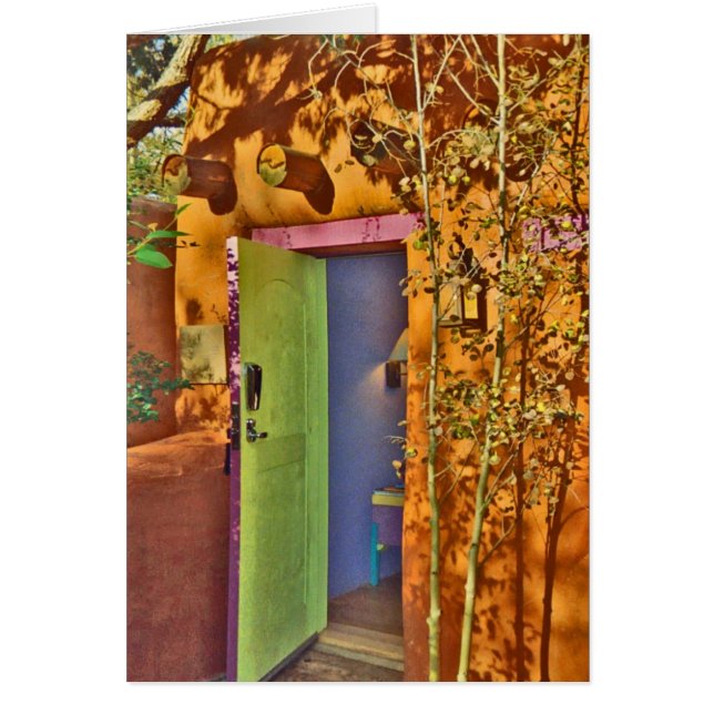 Cartão Estar aberto #2 de Taos New mexico (Frente)