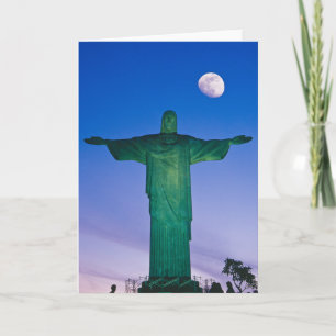 Cartão Estátua Cristo Redentor  Rio de Janeiro Brasil