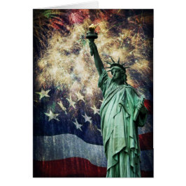 Cartão Estátua da Liberdade