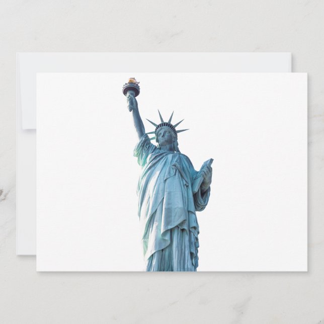 Cartão Estátua da liberdade (Frente)