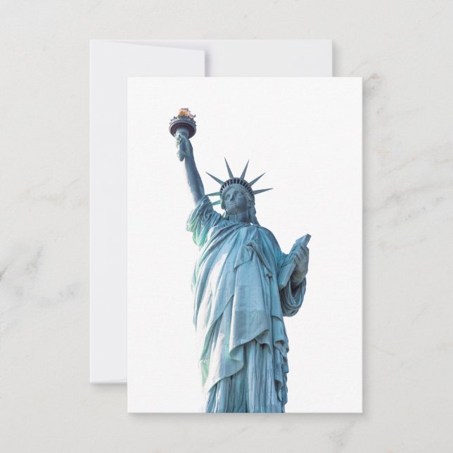 Cartão Estátua da liberdade (Frente)