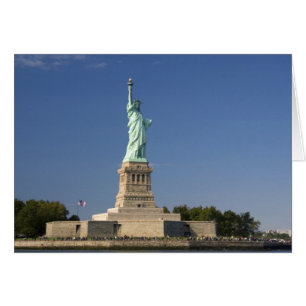 Cartão Estátua da Liberdade na Ilha da Liberdade em Nova