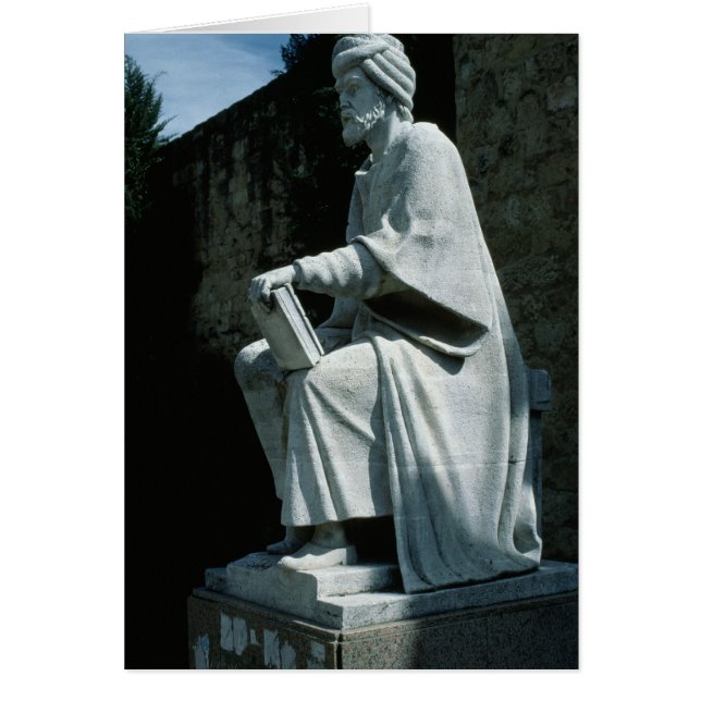 Cartão Estátua de Averroes (Frente)