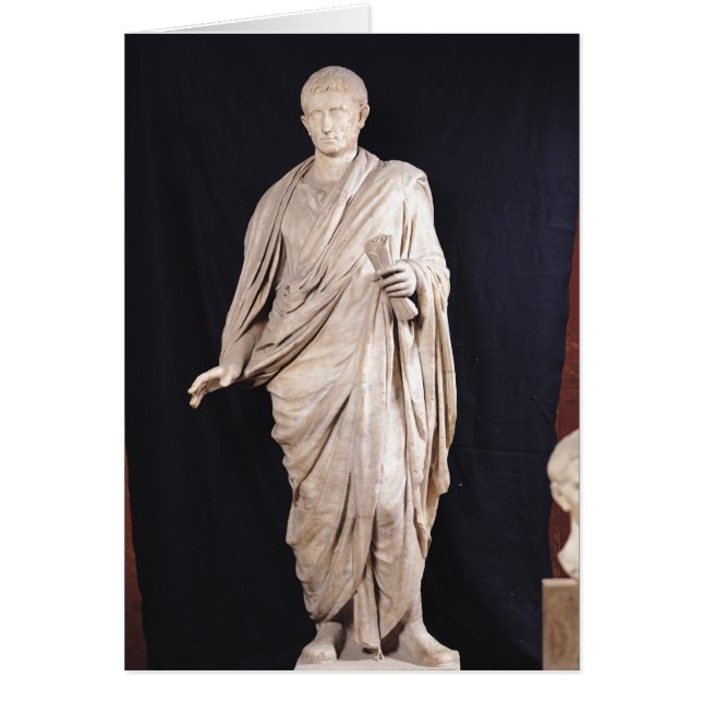 Cartão Estátua de Caesar Augustus (Frente)