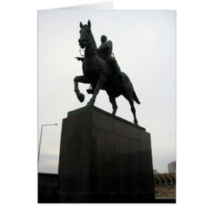 Cartão estátua de cavalo havana