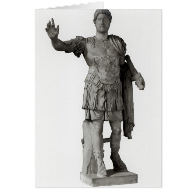 Cartão Estátua de Hadrian (mármore) (Frente)
