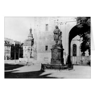 Cartão Estátua de Johann Sebastian Bach