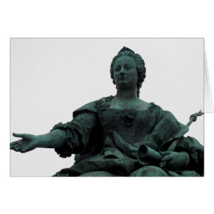 Cartão Estátua De Maria Theresia