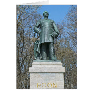 Cartão Estátua de Roon em Berlim