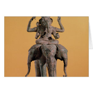 Cartão Estátua do deus Hindu Ganesh