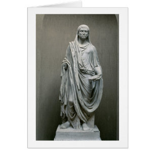 Cartão Estátua do imperador Maxentius (ANÚNCIO 306-312)