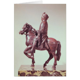 Cartão Estátua equestre de Charlemagne