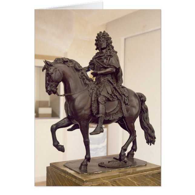 Cartão Estátua equestre de Louis XIV (Frente)