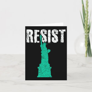 Cartão Estátua Resistente Da Liberdade 1