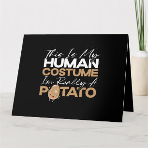 Cartão Este É O Meu Costume Humano Eu Sou Realmente Um Ve