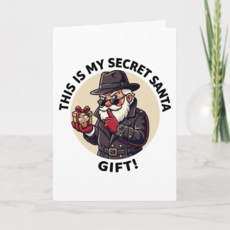 Cartão Este É o Meu Presente do Amigo Secreto – Espião En