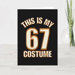 Cartão Este É o Meu Traje de Halloween 67 Meme Lazy Brain
