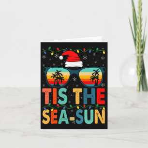 Cartão Este É O Natal Do Verão Do Mar, Em Julho, Mulheres