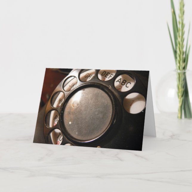 Cartão "Este é seu operador que fala… " (Frente)