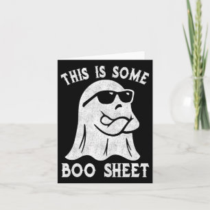Cartão Este É Um Brinde De Boo Sheet Halloween.