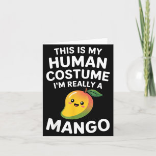 Cartão Este é um Fantasia Humana Divertido Kawaii Doce Ma