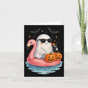 Cartão Este É Um Folheto De Boas Folhas De Halloween Mulh