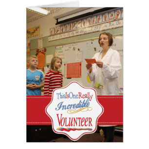Cartão Este É Um Presente De Voluntário Incrível