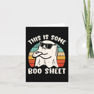 Cartão Este É Um Presente Engraçado De Boo Sheet Hallowee