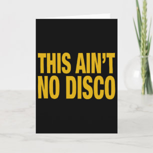 Cartão Este Não É Um Halloween Disco Divertido Gráfico De