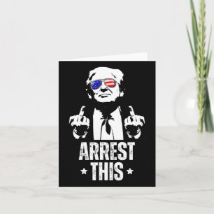 Cartão Este Trump Fingers Pro Trump