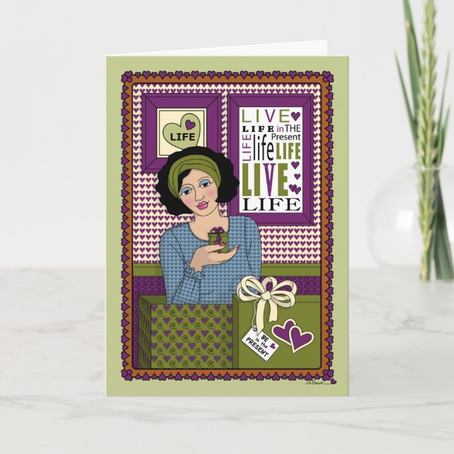 Cartão Esteja em Present_A_Greeting (Frente)