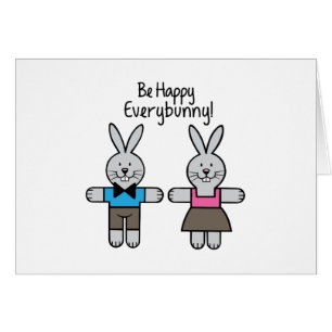 Cartão Esteja feliz