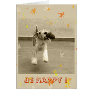 Cartão Esteja feliz!