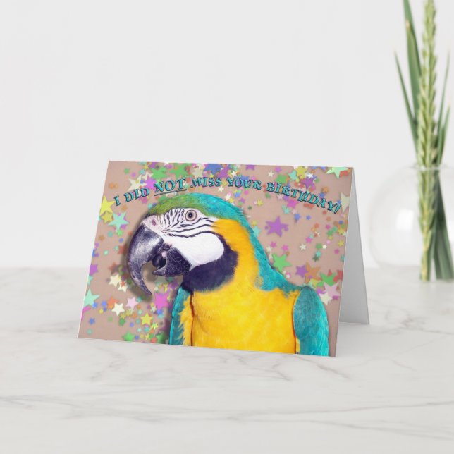 Cartão Estendendo a celebração do aniversário (Frente)