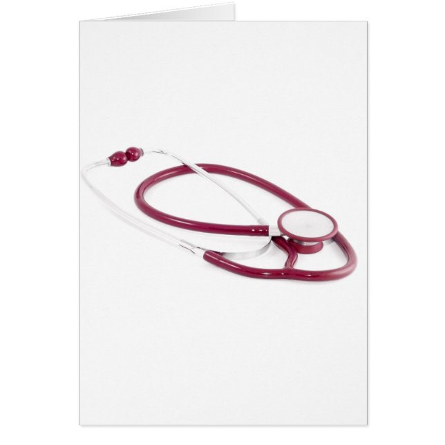 Cartão Estetoscópio clínico (Frente)