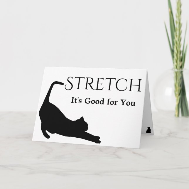 Cartão Esticar é bom para você (Frente)