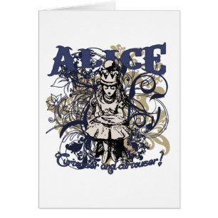 Cartão Estilo da rainha Alice Carnivale