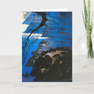 Cartão estilo de arte de Eyvind Earle