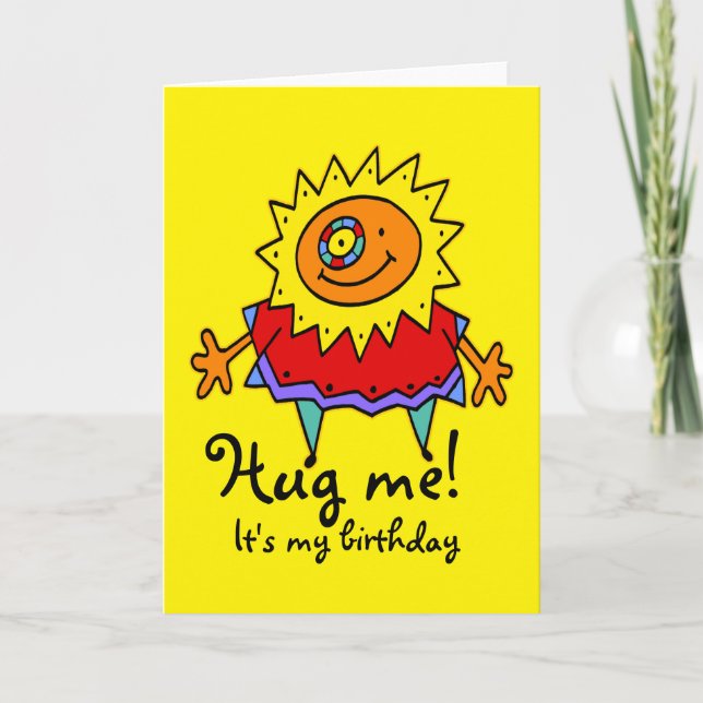 Cartão Estilo de banda desenhada SUNNY LADY + seu backgr. (Frente)