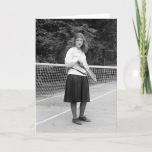 Cartão Estilo de Tênis 1920